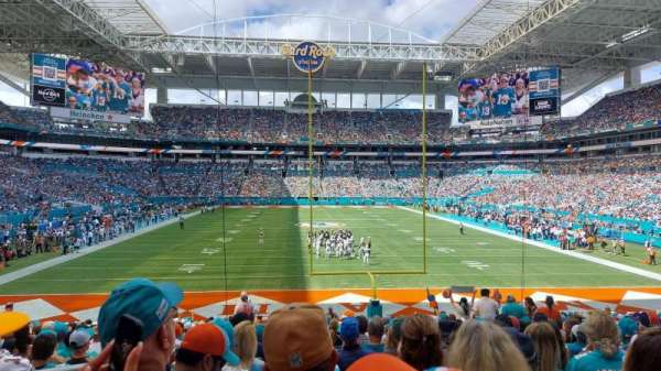 Hard Rock Stadium, section: 132, row: 15, seat: 20