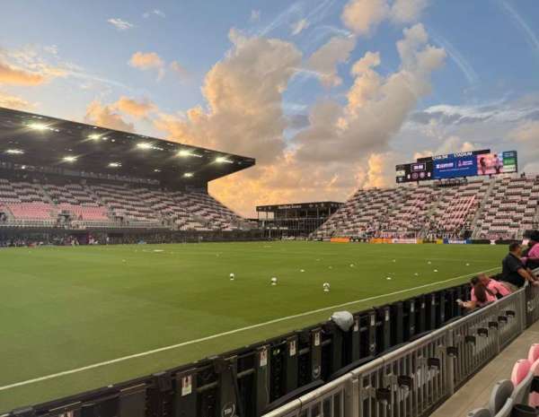 Chase Stadium, section: 119, row: 2