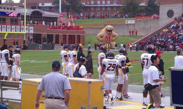 SECU Stadium, section: 6, row: A, seat: 1