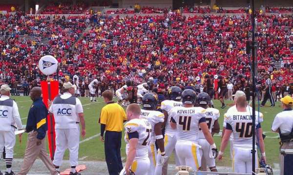 SECU Stadium, section: 6, row: A, seat: 1