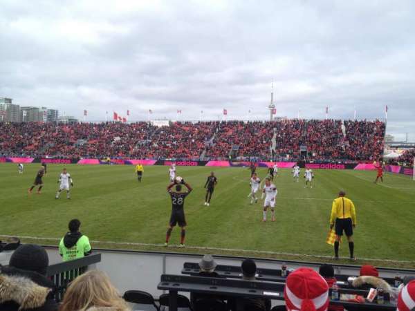 BMO Field, section: 121, row: 3, seat: 3-4