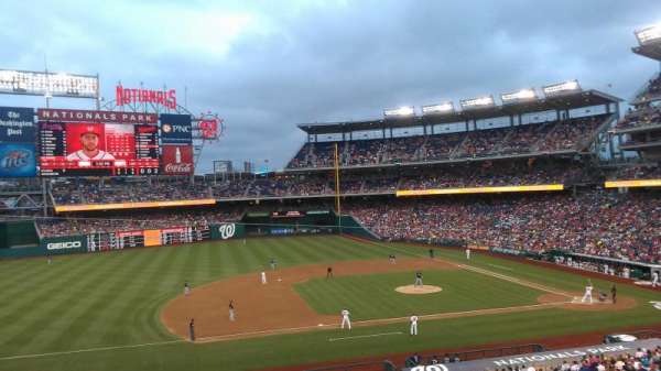 Nationals Park, section: 207, row: A, seat: 7