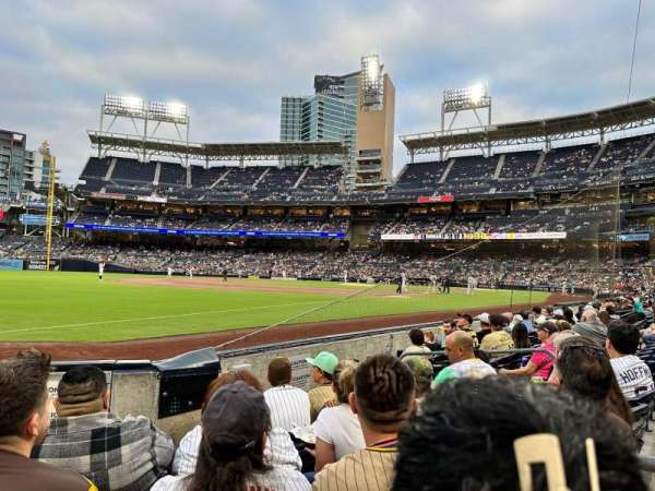 Petco Park, section: 120, row: 3, seat: 4
