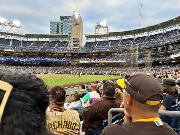 Petco Park, section: 120, row: 3, seat: 4