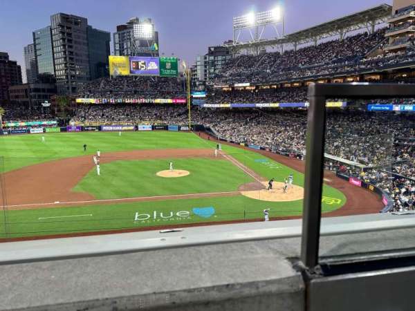 Petco Park, section: 208, row: 1, seat: 1