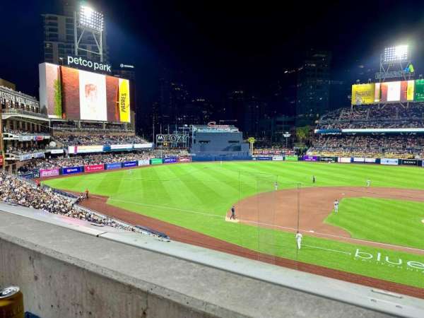 Petco Park, section: 208, row: 1, seat: 6
