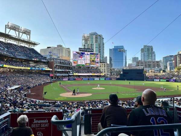 Petco Park, section: Premier Club J, row: 4, seat: 1