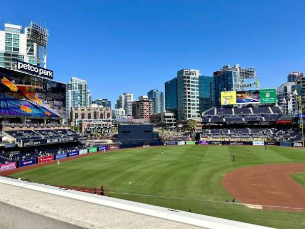 Petco Park, section: 212, row: 1, seat: 9