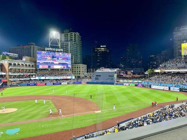 Petco Park, section: 207, row: 1, seat: 9