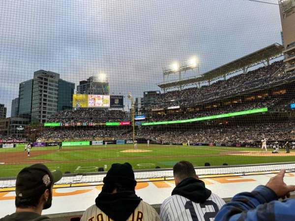 Petco Park, section: 108, row: 10, seat: 18