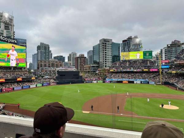 Petco Park, section: 208, row: 2, seat: 16