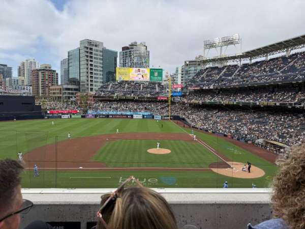 Petco Park, section: 208, row: 2, seat: 3