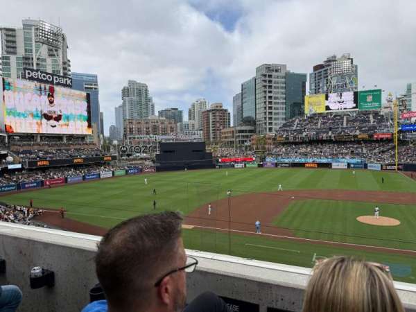 Petco Park, section: 208, row: 2, seat: 3