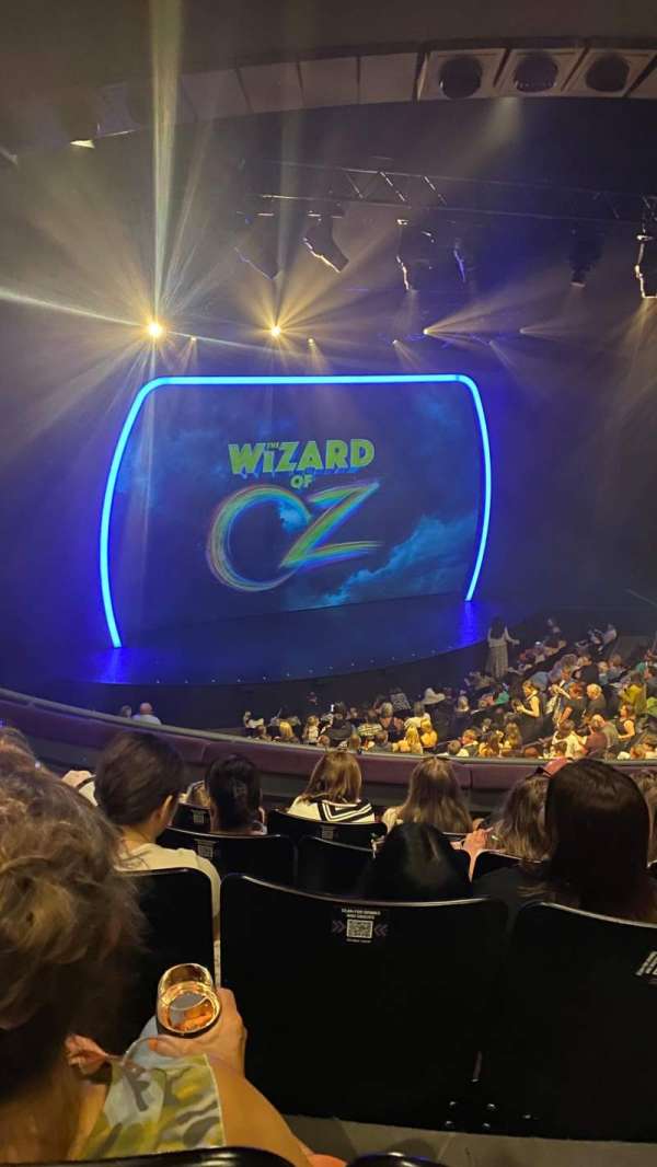 Gillian Lynne Theatre, section: Circle, row: E, seat: 61