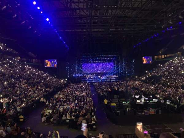 AO arena, section: 108, row: M, seat: 4