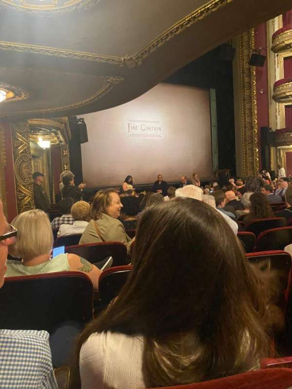 CIBC Theatre, section: Orchestra L, row: R, seat: 21