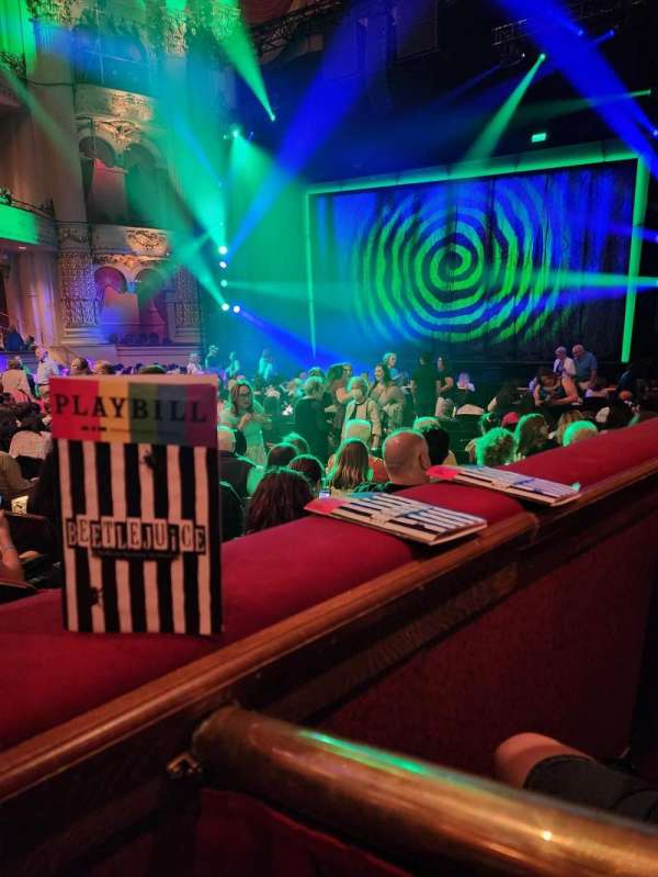 Academy of Music, section: Parquet Box 12, seat: 1
