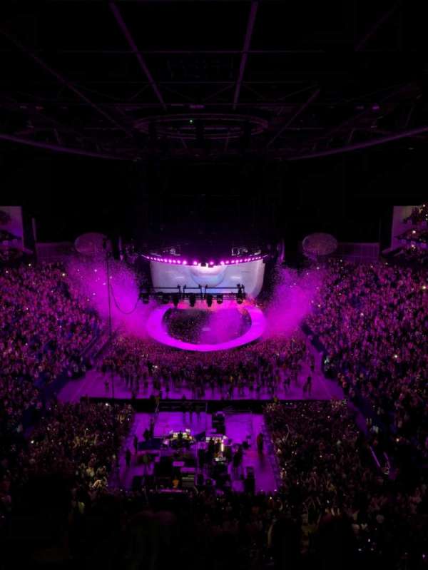 The O2, London, section: 412, row: E, seat: 723