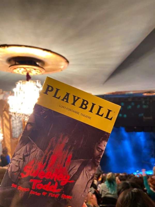 Lunt-Fontanne Theatre, section: Rear Mezzanine LC, row: N, seat: 115