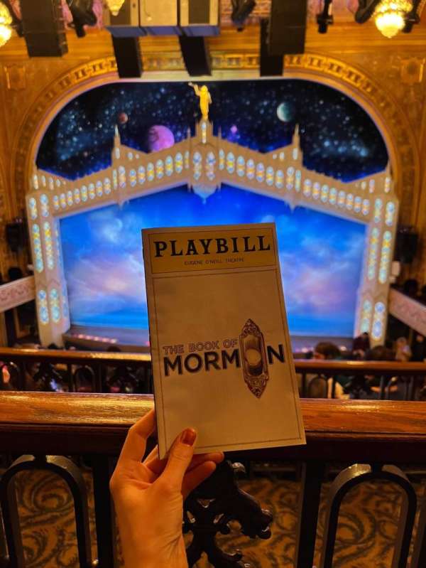 Eugene O'Neill Theatre, section: Mezzanine C, row: E, seat: 106
