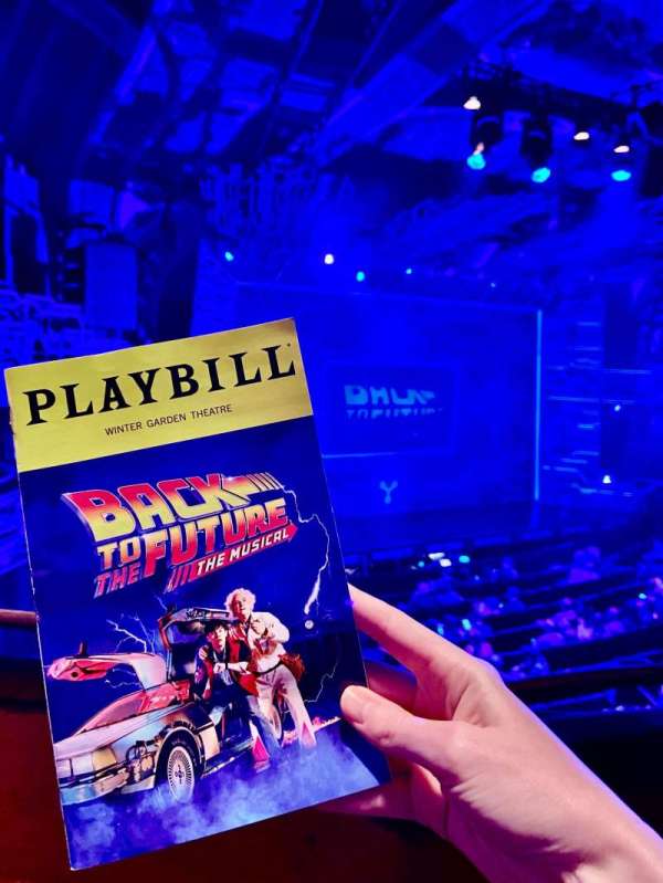 Winter Garden Theatre, section: Mezzanine L, row: B, seat: 27