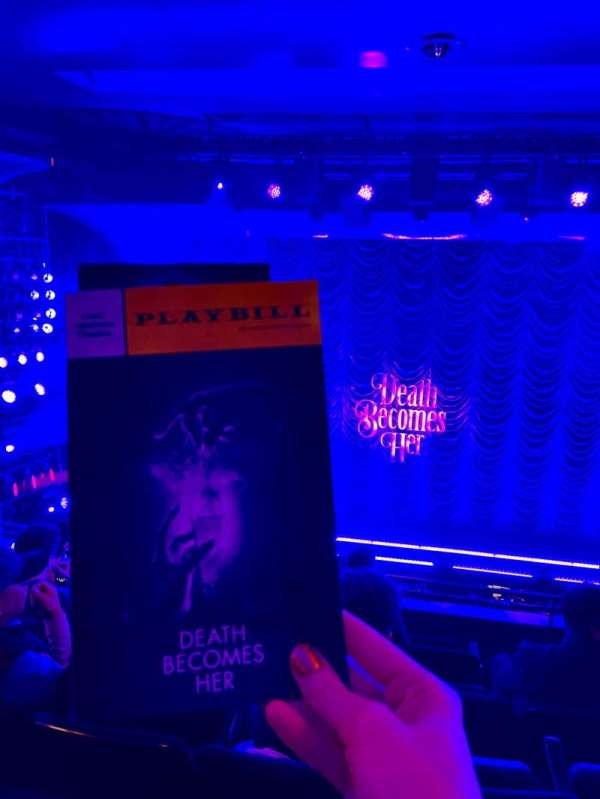 Lunt-Fontanne Theatre, section: Front Mezzanine C, row: E, seat: 107