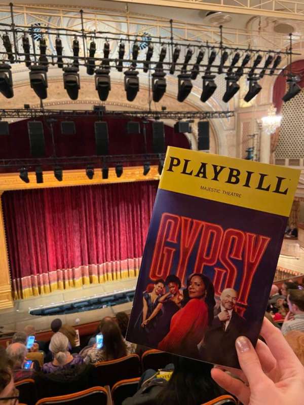 Majestic Theatre, section: Front Mezzanine C, row: G, seat: 101