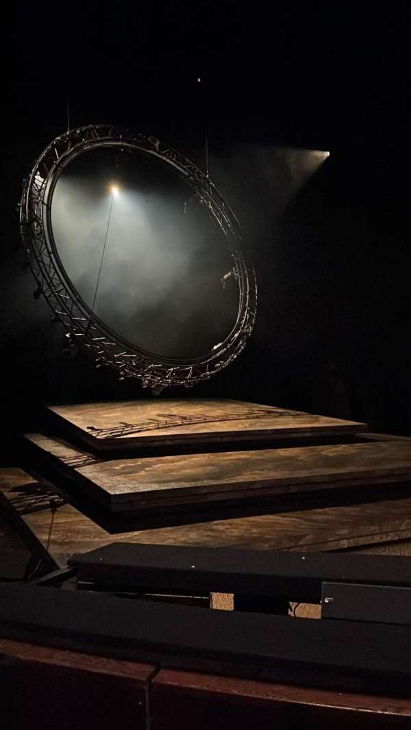 The Olivier Theatre at the National Theatre, section: Stalls, row: E, seat: 55