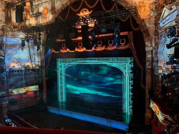 London Coliseum, section: Upper Circle, row: A, seat: 4