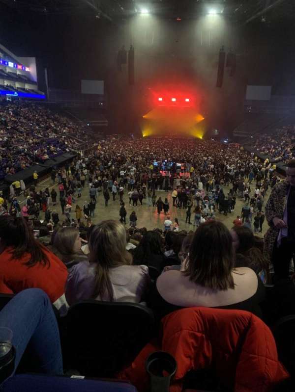 The O2, London, section: 107, row: X, seat: 203