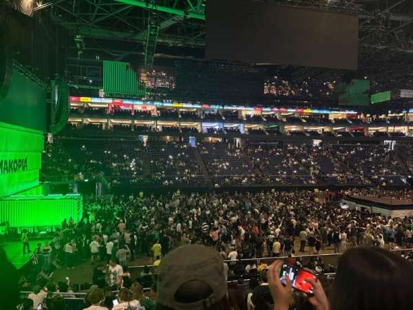The O2, London, section: 101, row: T, seat: 25