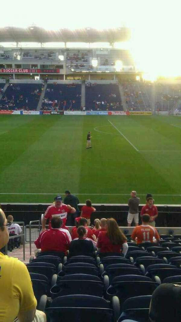 SeatGeek Stadium, section: 125, row: 13, seat: 21