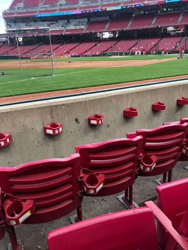 Great American Ball Park, section: 112, row: C, seat: 8