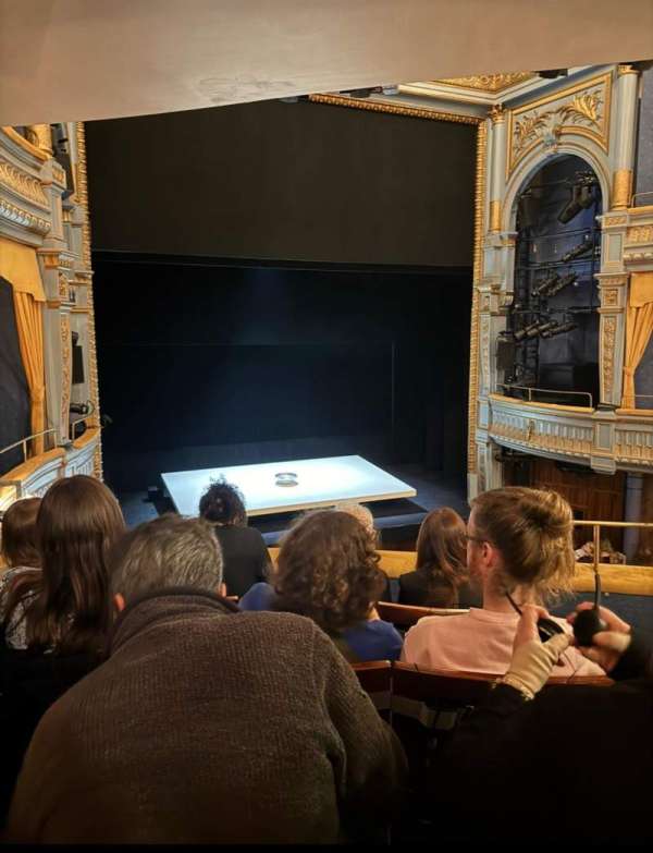 Harold Pinter Theatre, section: Dress Circle, row: D, seat: 17
