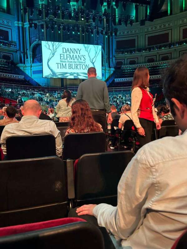 Royal Albert Hall, section: C, row: 24, seat: 10