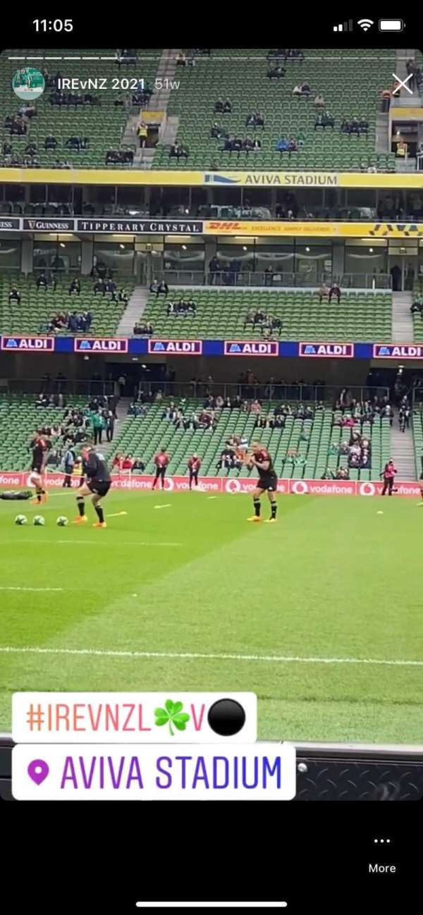 Aviva Stadium, section: 107, row: C, seat: 15