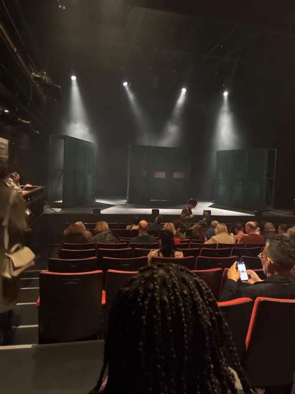 Kiln Theatre, section: Stalls, row: L, seat: 14