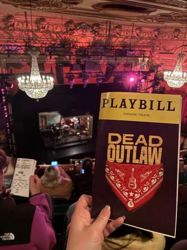 Longacre Theatre, section: Balcony R, row: F, seat: 8