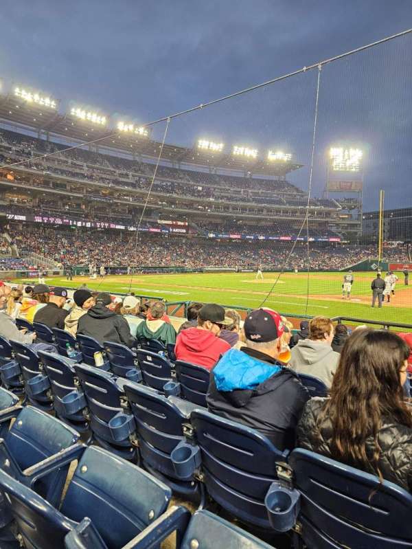 Nationals Park, section: 130, row: k, seat: 2