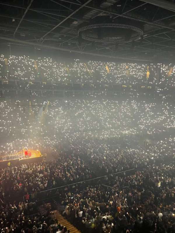 The O2, London, section: 401, row: A, seat: 473