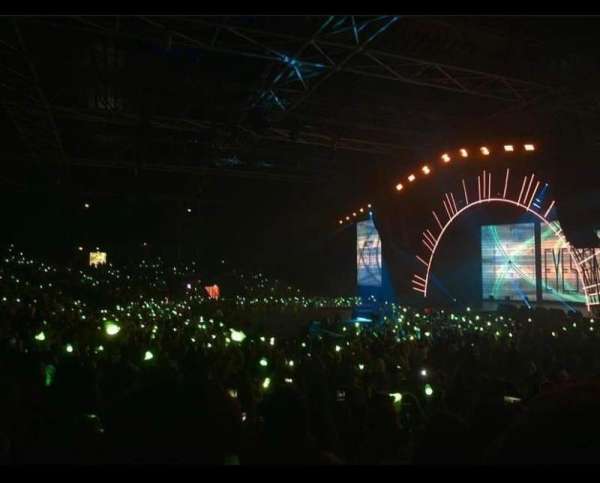 Zénith Paris, section: P, seat: 215