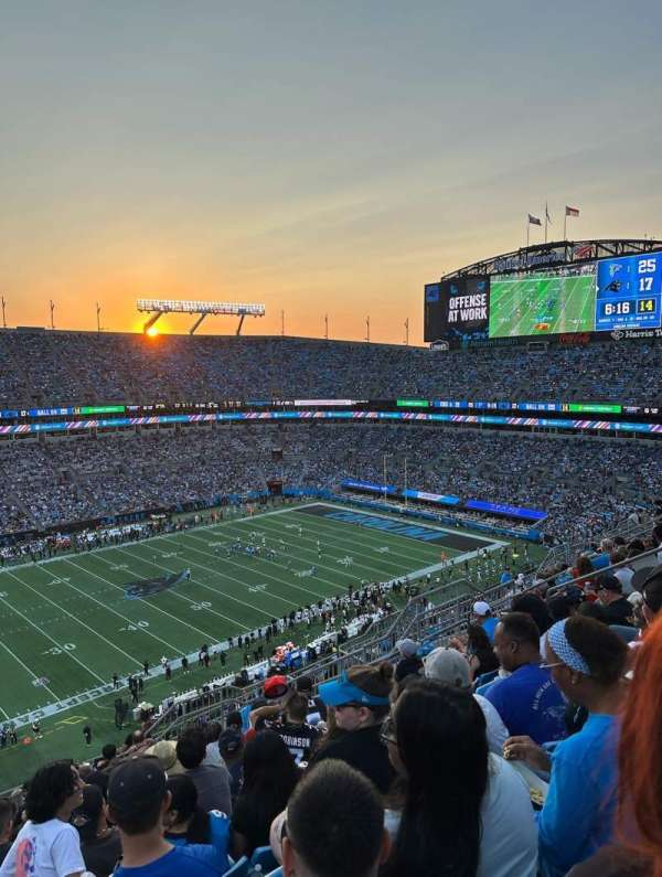 Bank of America Stadium, section: 518, row: 11, seat: 13