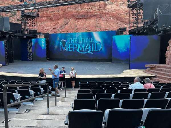 Tuacahn Amphitheater, section: Center right, row: J, seat: 1