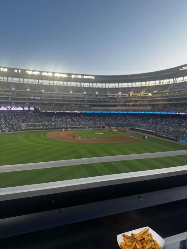 Target Field, section: 232, row: 1, seat: 3