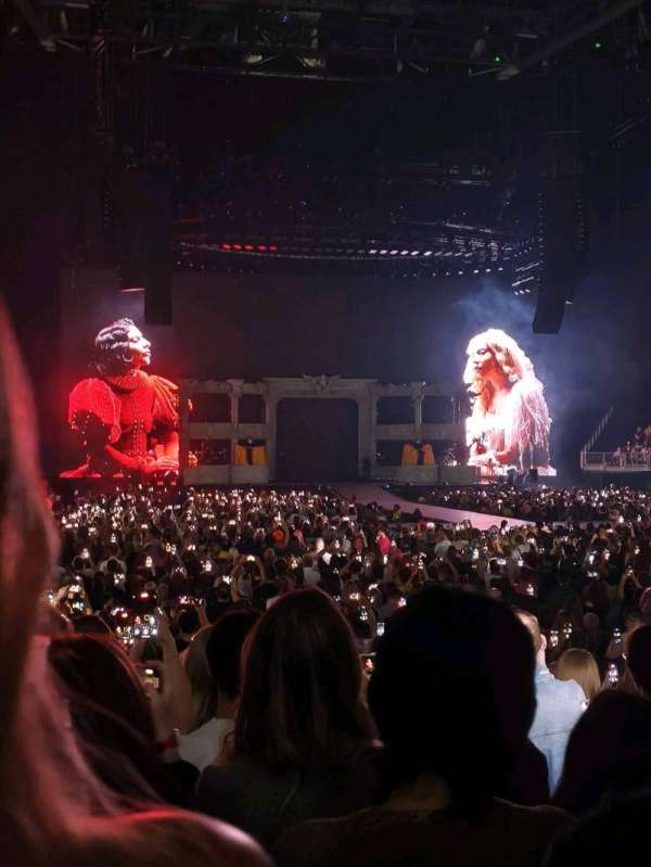 The O2, London, section: 106, row: D
