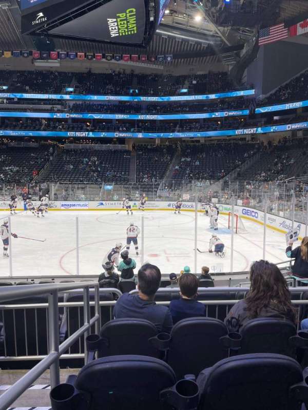 Climate Pledge Arena, section: 12, row: J, seat: 7