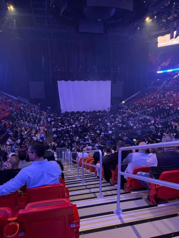 Kaseya Center, section: 114, row: 28, seat: 1