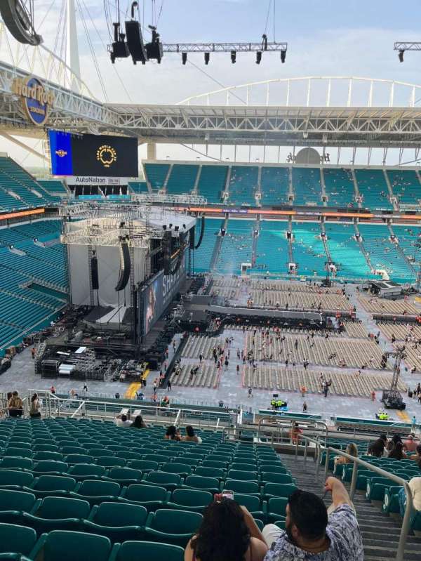 Hard Rock Stadium, section: 348, row: 23, seat: 1