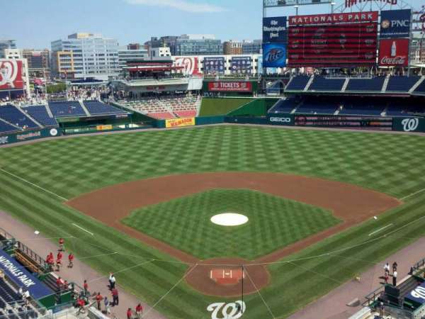 Nationals Park, section: 314, row: A, seat: 17