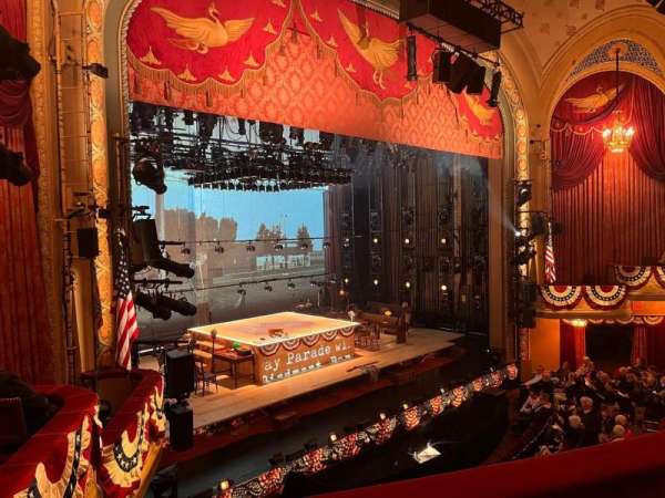 Bernard B. Jacobs Theatre, section: Mezzanine L, row: B, seat: 21